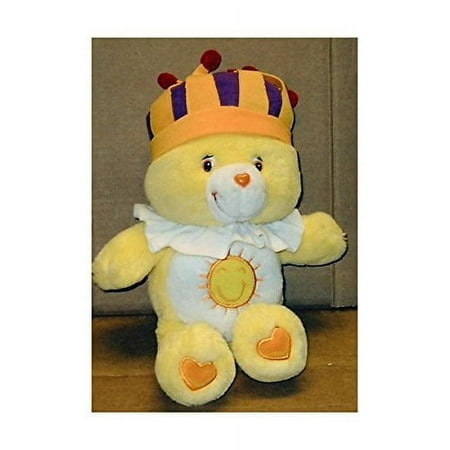 Care Bears; 13" Singing King Funshine Bear; Plush Stuffed Toy Doll