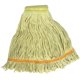 thumbnail image 1 of Trapeador Mop Loop End Repuesto Costura Ancha 570 Gr Clean Ideas Repuesto loop end blend de 570 gr amarillo +baston de caimán, 1 of 3
