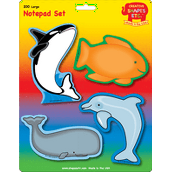 SHAPES ETC. Large Notepad Set - Ocean