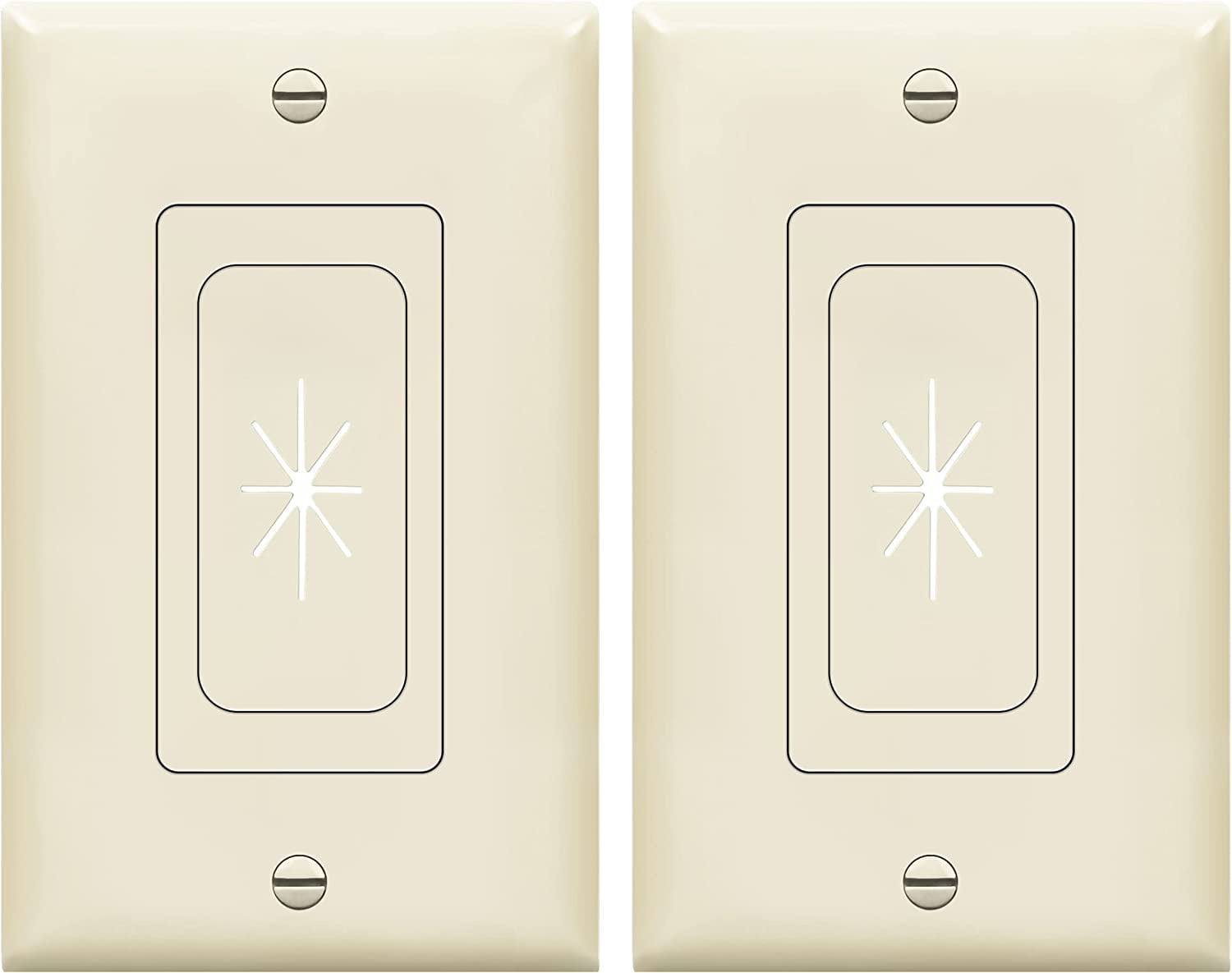 TOPGREENER Flexible Rubber Wall Grommet Insert with Decorator Wall