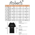 thumbnail image 2 of Anbech Women V Neck Zipper Tshirt Summer Short Sleeves Tee Tops, 2 of 3