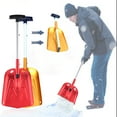 thumbnail image 2 of LQXZWJY Snow Shovel for Car, Fast Telescoping Design for Emergency Snow Removal - Compact Snow Shovel Kit - Portable Utility Shovel for Camping Hiking, 2 of 3