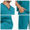 thumbnail image 4 of Operating room hand washing clothes, men's and women's short-sleeved quick-drying brush hand clothes, doctor and nurse work clothes, summer thin nurse clothes, 4 of 7