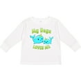thumbnail image 3 of Inktastic My Yaya Loves Me- Cute Narwhal Boys or Girls Long Sleeve Toddler T-Shirt, 3 of 5