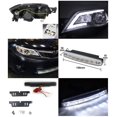 thumbnail image 2 of Spec-D Tuning Projector Headlight Chrome + LED Bumper Compatible with 2008-2011 Subaru Impreza Outback Sport 2008-2014 WRX Left + Right Pair Headlamps Assembly, 2 of 2