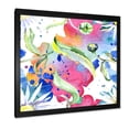 thumbnail image 2 of Designart 'Iridiscent Colorful Daisy Flowers' Transitional Framed Art Print, 2 of 4