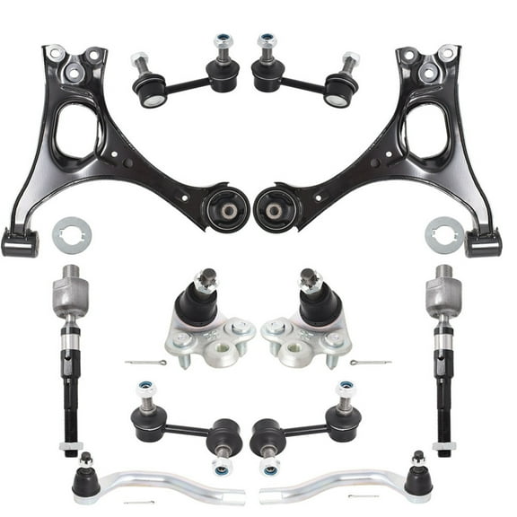 LABLT Control Arm Ball Joint Sway Bar TieRod Kit Replacement for 2006-2011 Honda Civic