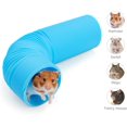 thumbnail image 2 of Small Pet Fun Tunnel 39 x 4 Inch Hamster Chinchilla Extension Tube (Blue), 2 of 5