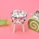 thumbnail image 1 of 1:12 Accesorios Para Casa De Muñecas Muebles En Miniatura Tela Madera Taburete De Cuatro Patas, 1 of 7