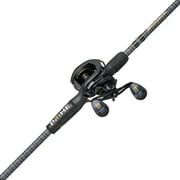 Abu Garcia Prime Baitcast Combo, 7 Medium Heavy, Black, Right-Handed