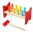 thumbnail image 4 of TISHITA Pounding Bench Wood Toy Fine Motor Skills with Mallet Interactive Pounding Table, 4 of 8