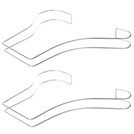 AURARMLET 2-Pack Shoe Riser Display Stands for Sandals with Curved Frame, Perfect for Retail Showcases and Shoe Displays