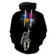 thumbnail image 5 of Sudadera con capucha y cremallera de astronauta espacial para hombres y mujeres, sudaderas casuales con estampado 3D, sudaderas de manga larga para niños, sudaderas de gran tamaño, ropa de calle, 5 of 5