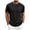 Black, variant on Mens Short Sleeve T-Shirts Classic Casual Crewneck Summer Athletic Muscle Tops Plus Size Breathable Solid Tee Shirt (Black, S)