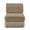 Camel-Armless, variant on Hommoo Comfort Velvet Fabric Sofa with Right Arm, Button Tufted Design & Floor-grazing TasseL, Camel