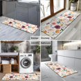 thumbnail image 2 of Pioneer Flower Floral Print Pattern Kitchen Rug Mat,Kitchen Runner Rugs Non Skid Washable,Decorative Kitchen Floor Mats for Kitchen,Sink,Laundry,17"X47", 2 of 5
