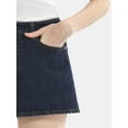 thumbnail image 4 of No Boundaries Denim Mom Shorts, 2.25'' Inseam, Women's, 4 of 5
