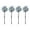 C, variant on LILELIS Garden Decor Reflective Pinwheels Extra Sparkly Pinwheels for Garden Decor Pinwheels for Kids Scare Birds Away from Garden Yard Patio Lawn Farm a Garden Stakes