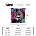 thumbnail image 5 of Zebra Set with Unique Patterns - 16x16, 18x18, 20x20 Inches - Set of 2 for Living Room, Bedroom, and Office - Includes Throw Pillow Inserts and Chair, 5 of 6