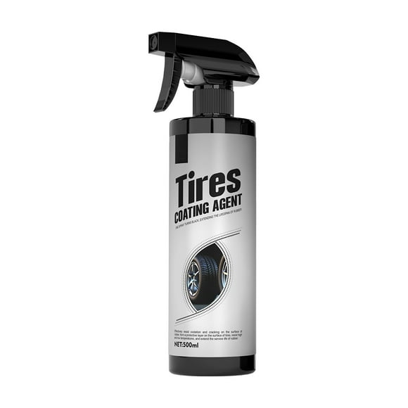 black Tire Maintenance Agent Varnish Blackening Anti-Aging Coating Maintenance Oil For Car Tires And Wheels 500Ml