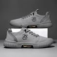 thumbnail image 4 of Mepaouo Women Canvas Sneaker Slip On Casual Shoes Trendy Walking Flats Low Top Loafers for Men, 4 of 7