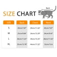 thumbnail image 7 of Cat Recovery Suit Cute Print Soft Breathable Cotton Back Closure Shirts for Small and Medium Pets S- XL, 7 of 7