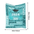 thumbnail image 2 of Hlzmart Gifts for Her 2024 Graduation Season Party Throw Home Printed Outdoor Travel Camping Night Reading Blanket Graduation (Buy 2 Get 1), 2 of 2
