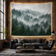 thumbnail image 5 of Boho Sunset Hills with Vast Evergreen Forest Covering, Serene Boho for Boho Decor Lovers, Desert Sunset Wall Art, Graduation Gift, Tapestry Wall Hanging for Bedroom and Dorm, 5 of 6