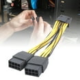 thumbnail image 4 of Efficient Double 8Pin 6+2PIN to 12+4Pin 16Pin Power Adapter Cable for GPU Card RTX4070 12VHPWR Seamlessly Integration, 4 of 11