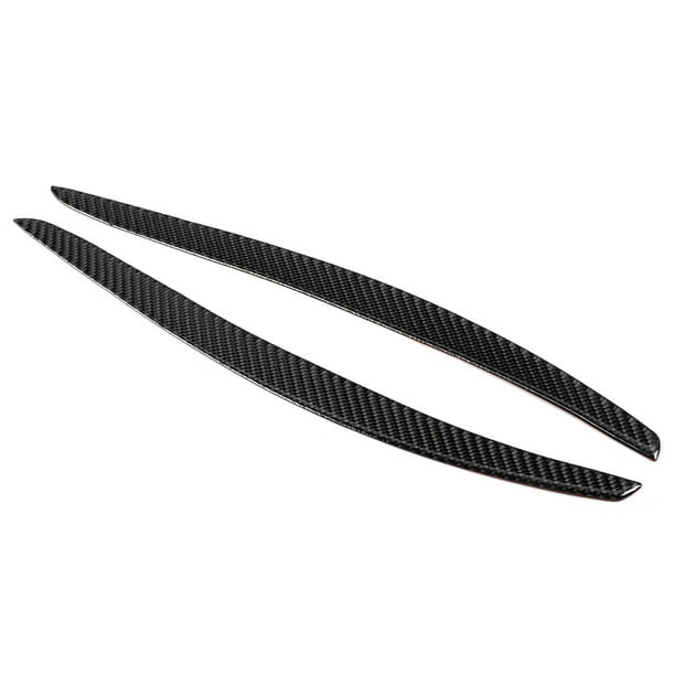 Par de cubiertas para cejas de faros delanteros Jadeshay fibra de carbono apto para Serie 3 Coupe E92 2006-2012 M3 E93 2006-2012