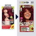 thumbnail image 4 of Garnier Nutrisse Ultra Nourishing Hair Color Creme, R2 Medium Intense Auburn, 1 Kit, 4 of 10