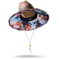 thumbnail image 1 of Sombrero de Paja para Hombres y Mujeres | Sombrero de salvavidas, sombrero de playa y sombrero de sol | Ala ancha UPF 50+ para protección solar | Talla única | Cicuta, 1 of 1
