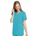 thumbnail image 3 of Cherokee Workwear Women's Scrubs Top Mock Wrap Tunic 4801, 3 of 5