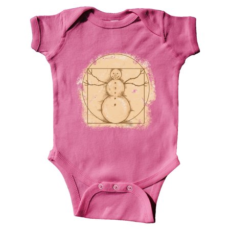 

Inktastic Da Vinci s Snowman Gift Baby Boy or Baby Girl Bodysuit