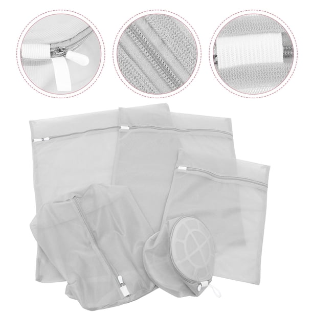 Nestingho 5Ud Bolsa De Lavandería Para Zapatos Y Ropa Malla Con Resistente Para