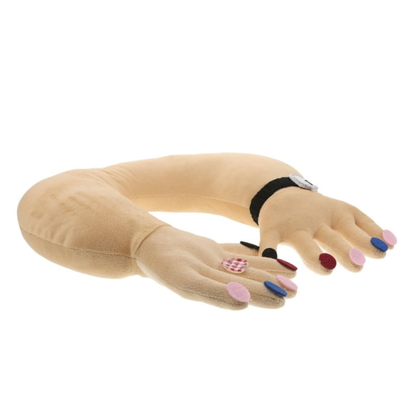 HEANUJJ Plush U-Shaped Neck Pillow in , Comfortable Travel Support for Airplane, Car, and Office Use