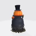 thumbnail image 4 of Halloween Jack-O-Lantern Figurine, Scary Pumpkin Resin Statue, Halloween Decorations Indoor, Spooky Farmhouse Tiered Tray Decor for Indoor, Porch, Shelf, 4 of 5