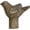 Cottage, variant on Urbanest Bird Lamp Finial – 1-3/4 Inch Tall, Antique Bronze– Decorative Lamp Shade Finial for Table & Floor Lamps- 1 Piece