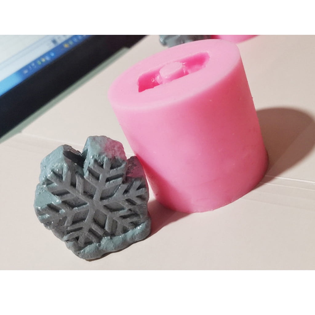 Aellinatey Deer Snowman Straw Topper Silicone Mold Straw Topper Attachments Resin Molds