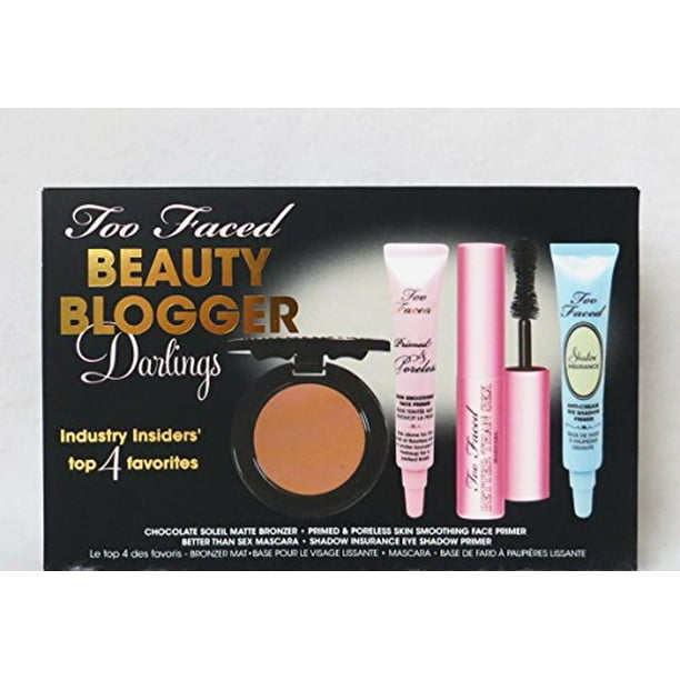 Too Faced Beauty Blogger Set Mascara Eye Lip Primer Bronzer - Walmart.com