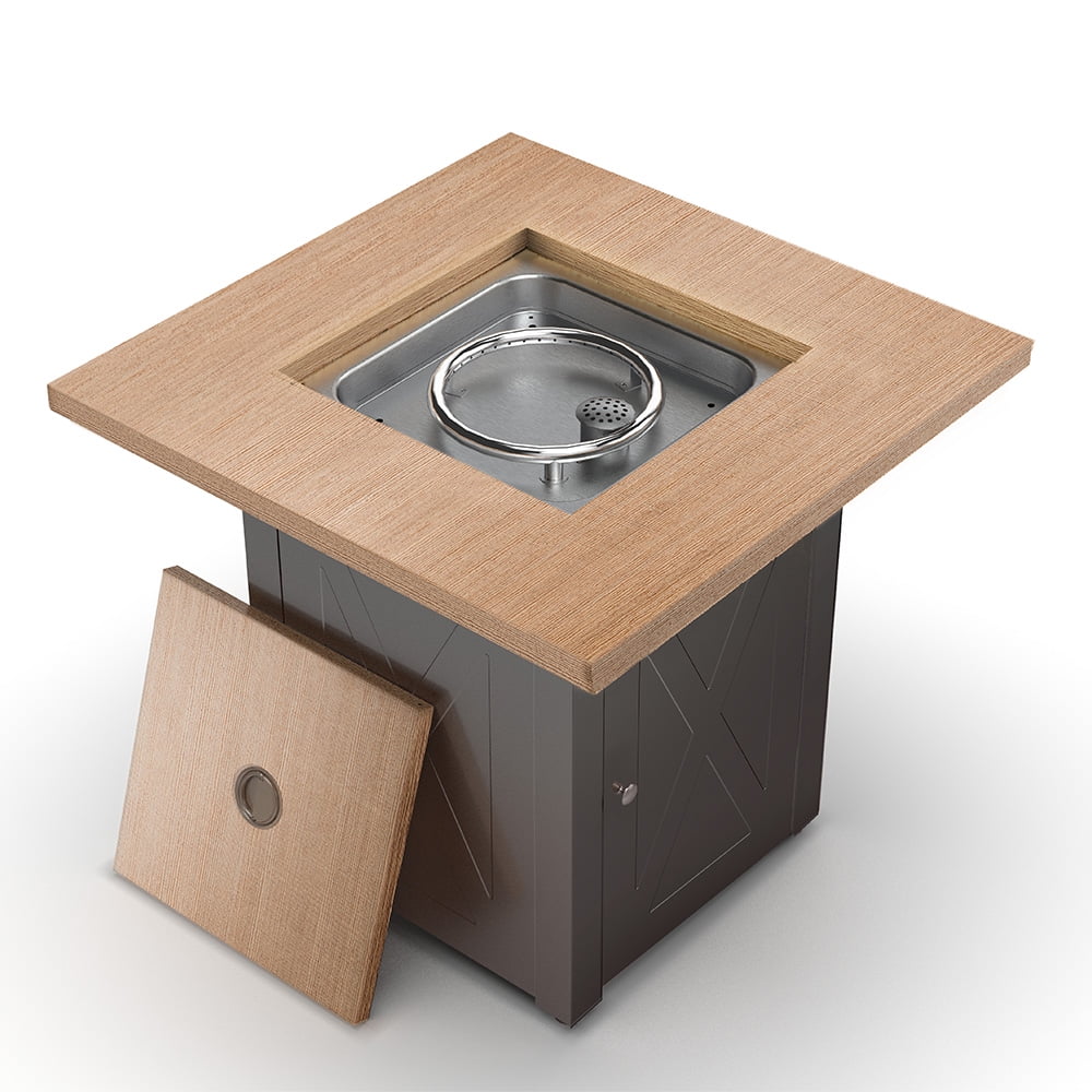 Legacy Heating 28" Square 50000 BTU Propane Fire Pit Table