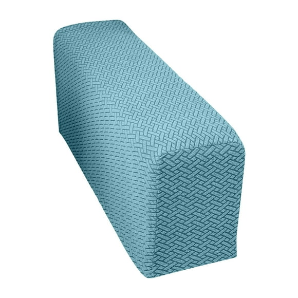 Housse d'Accoudoir de Sofa Élastique à Carreaux pour Accoudoirs de Salon, Résistante à la Saleté et à l'Usure, en Tissu Jacquard Épais