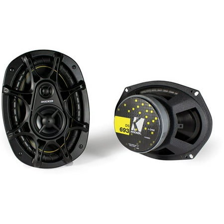Kicker DS693 6" x 9" (152 x 229mm) 3-Way Speakers (Pair of Speakers)