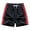 Red, variant on Satingcolo Men's Fashion Athletic Color Block Shorts, Loose Elastic Waist Casual Summer Beach Shorts with Pockets