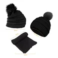 thumbnail image 3 of Conjunto 3 Guantes Gorro Bufanda Para Frío Tejidos Mujer, 3 of 6