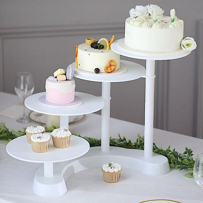 Plastic cake top stands cheap