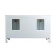 thumbnail image 5 of Stufurhome  60 inch Malibu Pure White Double Sink Bathroom Vanity, 5 of 7