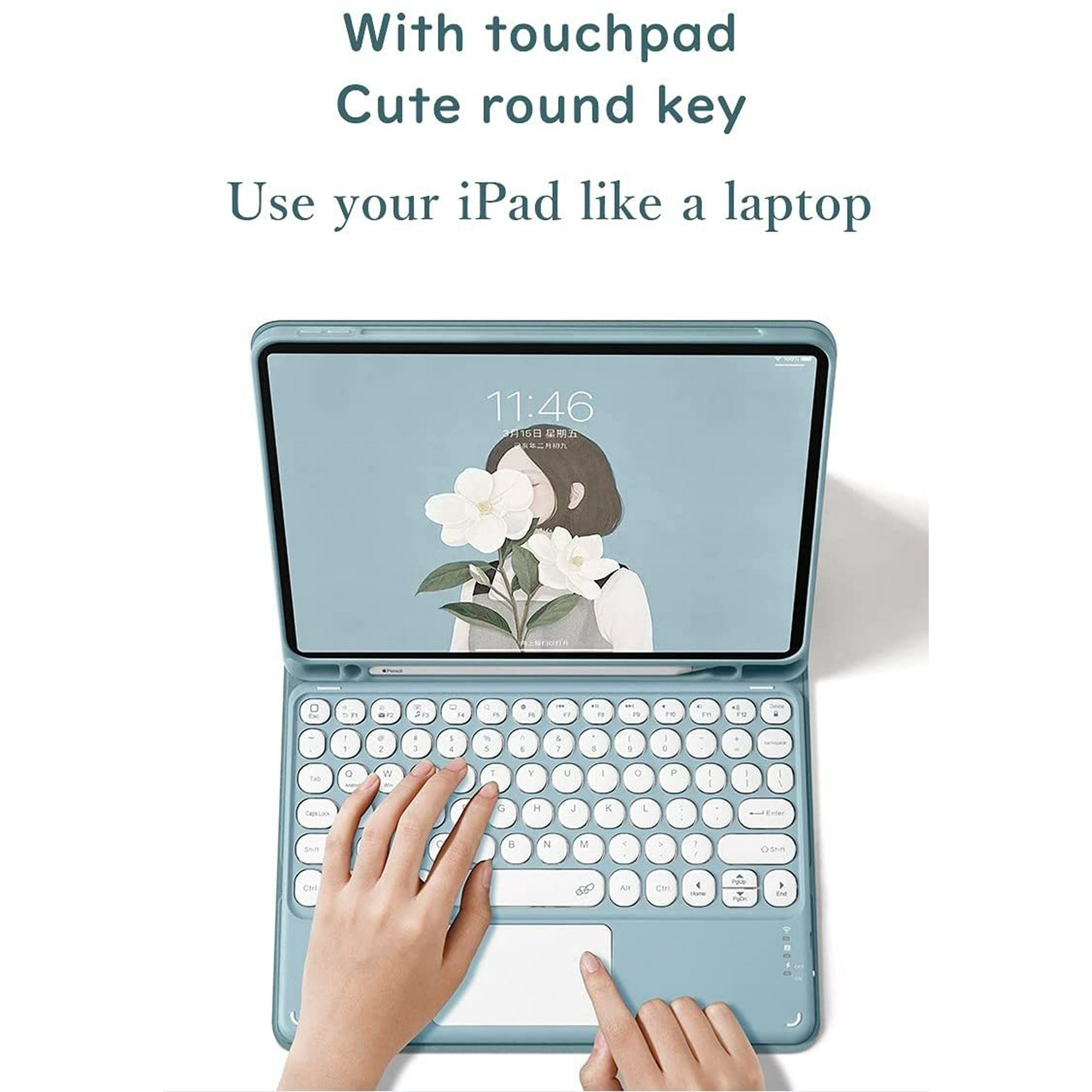 iPad Air 4th Generation Keyboard Case with Touchpad Cute