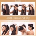 thumbnail image 3 of JP Soft Satin Heatless Hair Curler for Women - Overnight No - Heat Styling Rods, Sleep - In Curls for All Hair Types（3PCS, Red）, 3 of 6