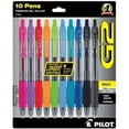 thumbnail image 1 of Pilot 15232 G2 Stylo à Bille Roulant Audacieux de Qualité Supérieure Assorti, Lot de 10, 1 of 2